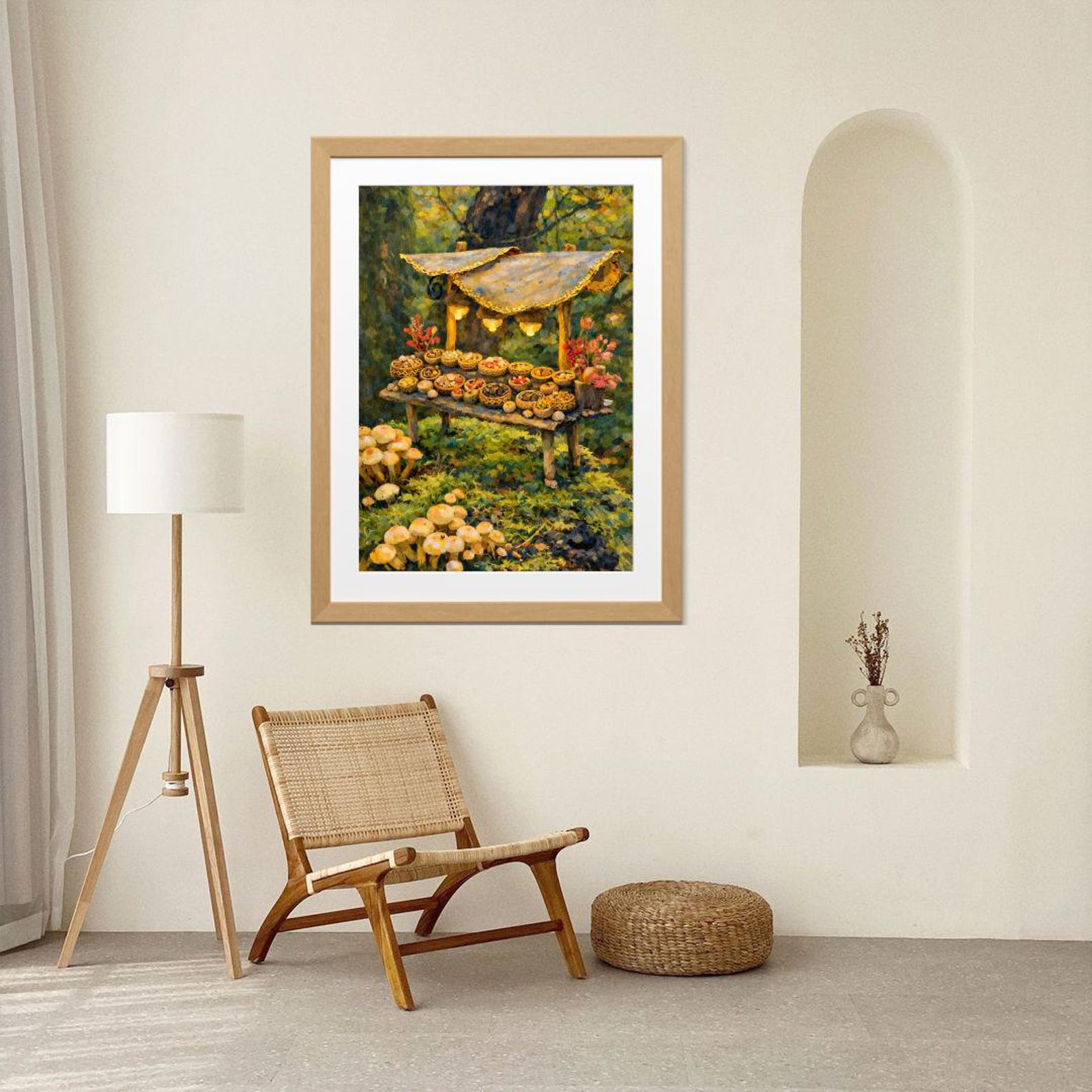 Amazigh Berber Golden Still Life Digital Art Bowl
