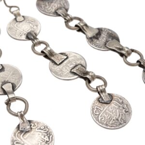 Amazigh Antique coin pectoral Middle Atlas Necklace with seven rows