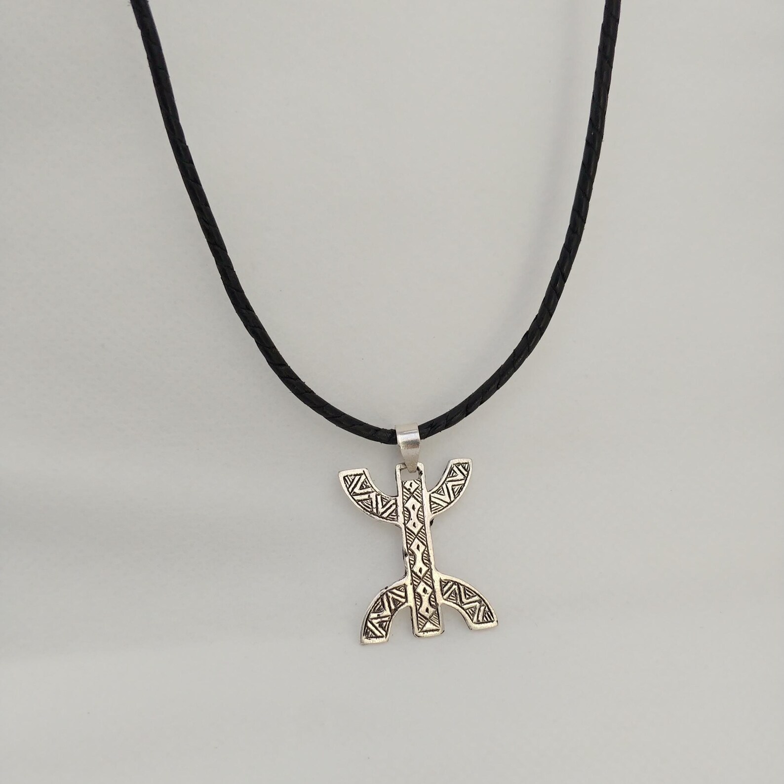 Amazigh Yaz Symbol Berber Tuareg Kabyle Pendant Necklace