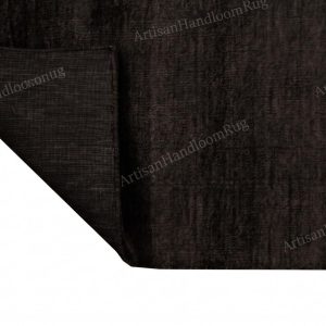 Berber Handloom Wool Rug Dark Walnut Brown Modern Decor Carpet