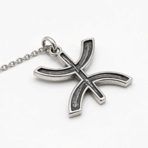Amazigh Berber Yaz Symbol Sterling Pendant Jewelry Necklace