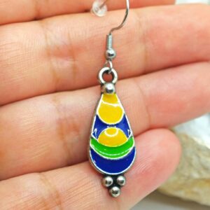 Amazigh Berber Kabyle kabyles Earrings Set with Three Paires