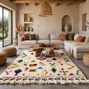 Yamiriam Azilal Symboles Amazighs Dispersés Berber Bohemian Style Rug