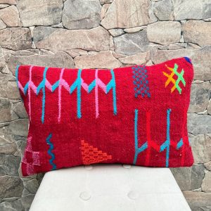 Berber Handmade Wool Pillow Cover with Traditional Cushion Design