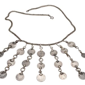 Amazigh Antique coin pectoral Middle Atlas Necklace with seven rows