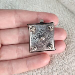 Antique Amazigh Berber Amulet Pendant Box Necklace Charm