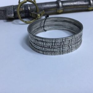 Berber Amazigh Silver Bracelet Set of Five Large Bangles