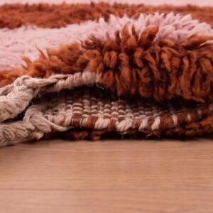 Amazigh Custom Berber Wool Rug for Living Room Handmade Design
