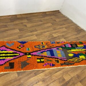 Amazigh Abstract Berber Wool Rug Custom Design Size Options