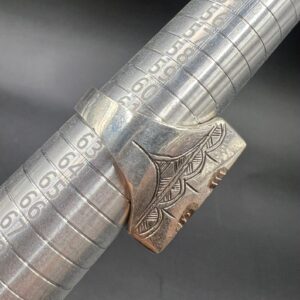 Berber Tuareg Ebony Inlay Sterling Silver Cross Ring Jewelry