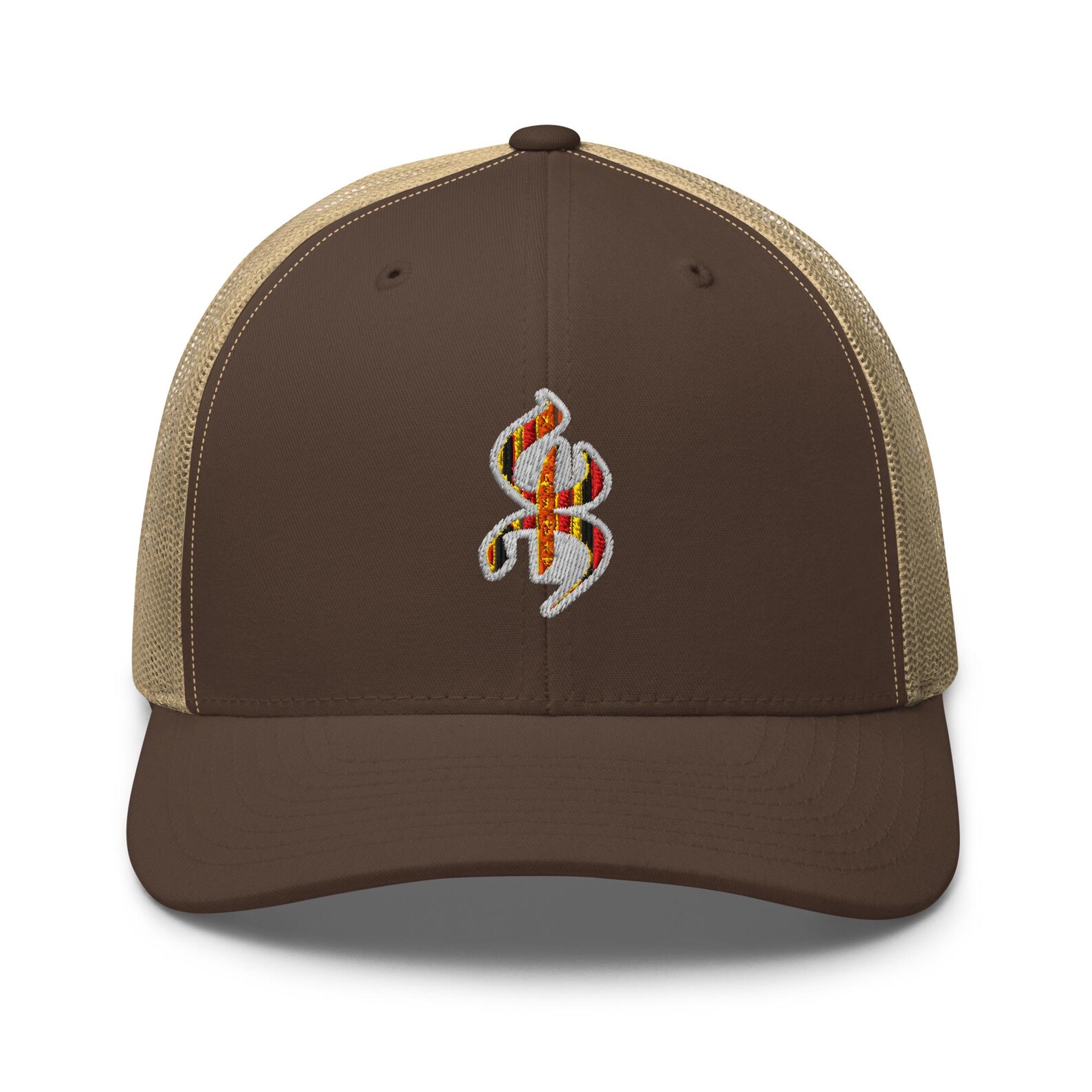 Amazigh Classic Trucker Cap with Mesh Back Panel Motif