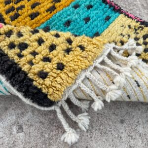 Amazigh Bold Modern Patterns Vibrant Colors Berber Runner Rug