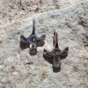 Berber Silver PENDANTS Necklace with Pomegranate Floral Motif