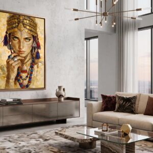 Amazigh Berber Woman Portrait Digital Download Art Print