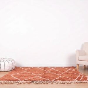 Amazigh Custom Berber Wool Rug Handmade Living Room Decor