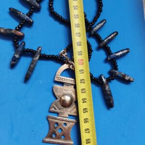 Tuareg Berber Amazigh Vintage South Cross Necklace with Beads
