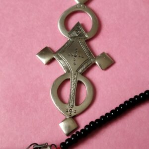 Amazigh Tuareg Taghment croix Berber Vintage Jewelry Necklace