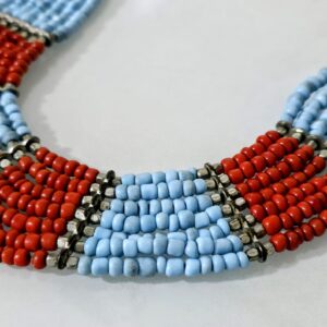 Vintage Berber Amazigh Multi Strand Seed Bead Heritage Necklace