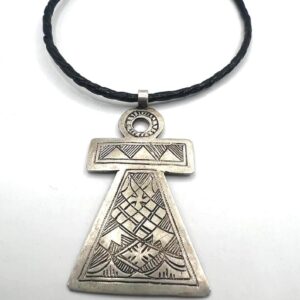 Amazigh Tuareg Sterling Silver Pendant Amulet Berber Necklace