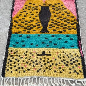 Amazigh Bold Modern Patterns Vibrant Colors Berber Runner Rug