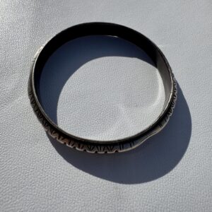Antique Berber Amazigh Silver Bracelet with Traditional Jewelry Design