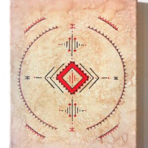 Amazigh Origins Handmade Acrylic Painting Wall Art Design