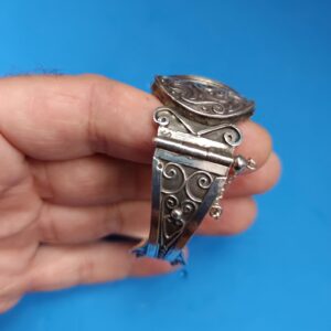 Berber ancien Algérie Silver Filigree Bracelet Manchette Design