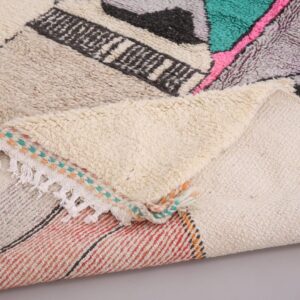 Berber Beni Ourain Wool Rug Amazigh Handmade Living Room Home