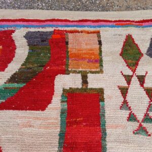Amazigh Berber Custom Abstract Geometric Wool Rug Handmade Carpet