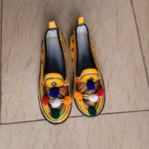 Berber Amazigh Babouche Shoes Handmade Leather Boho Slippers