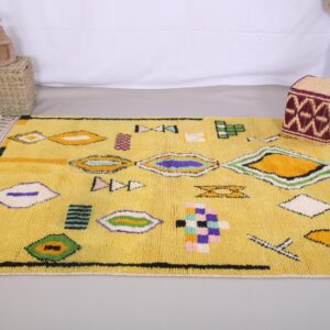 Amazigh Berber Custom HandWoven Living Wool Area Rug