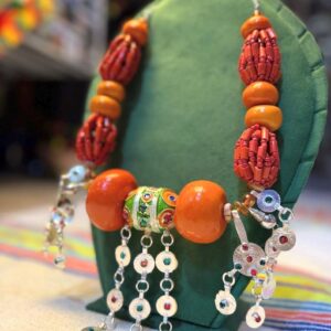 Handmade Amazigh Berber Traditional Tribal Statement Artisan Necklace