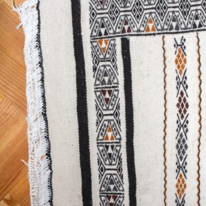Amazigh Kabyle Traditional Artisanal Wool Rug Carpet Design