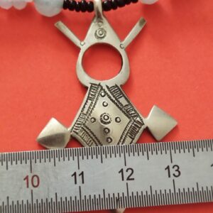 Berber Tuareg Croix d'Agadez Necklace with Agadez Design Motif