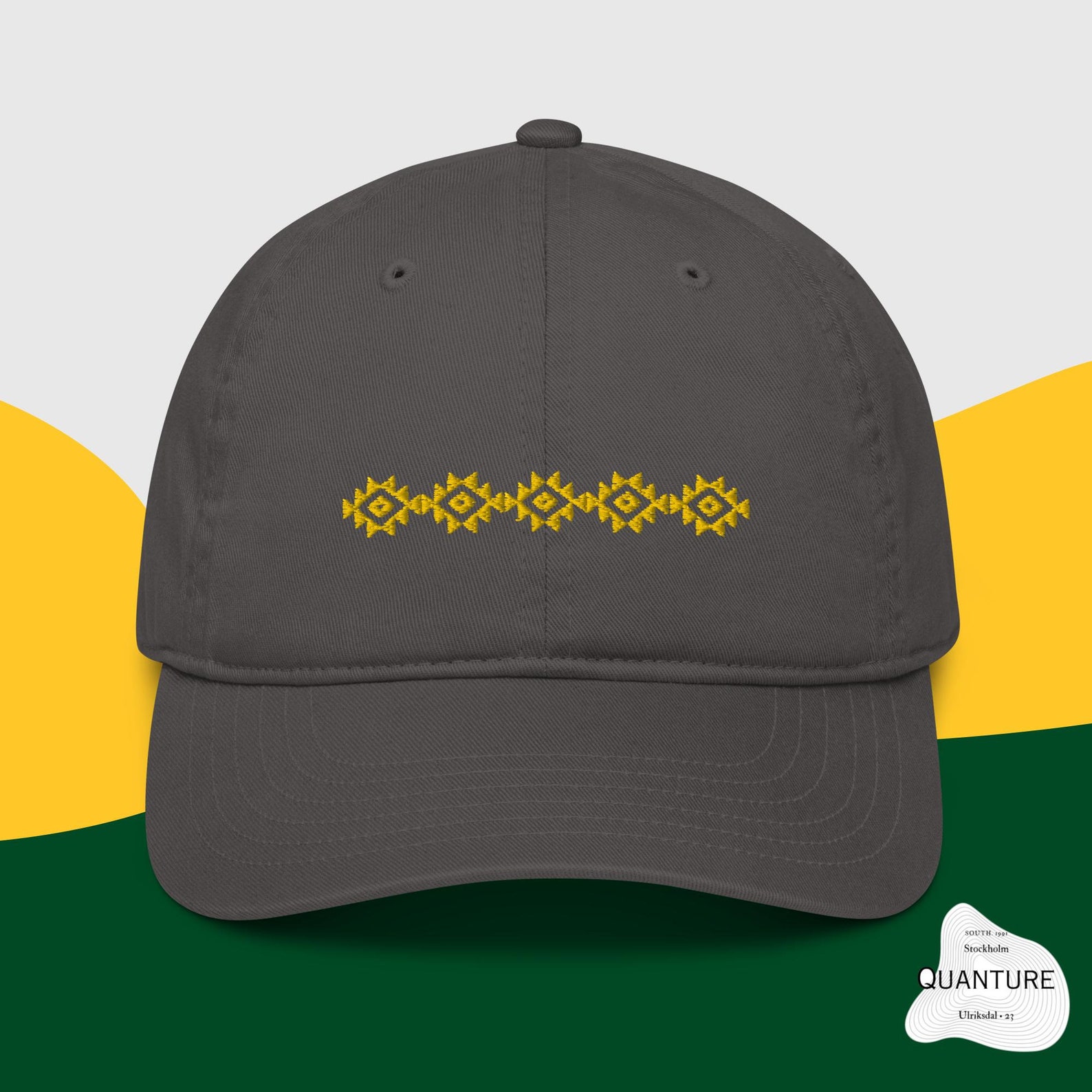 Berber Amazigh Kabyle Organic Cotton Dad Hat with Eye Embroidery