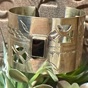 Amazigh Berber Tuareg Carnelian 3 INCHES Cuff Bracelet