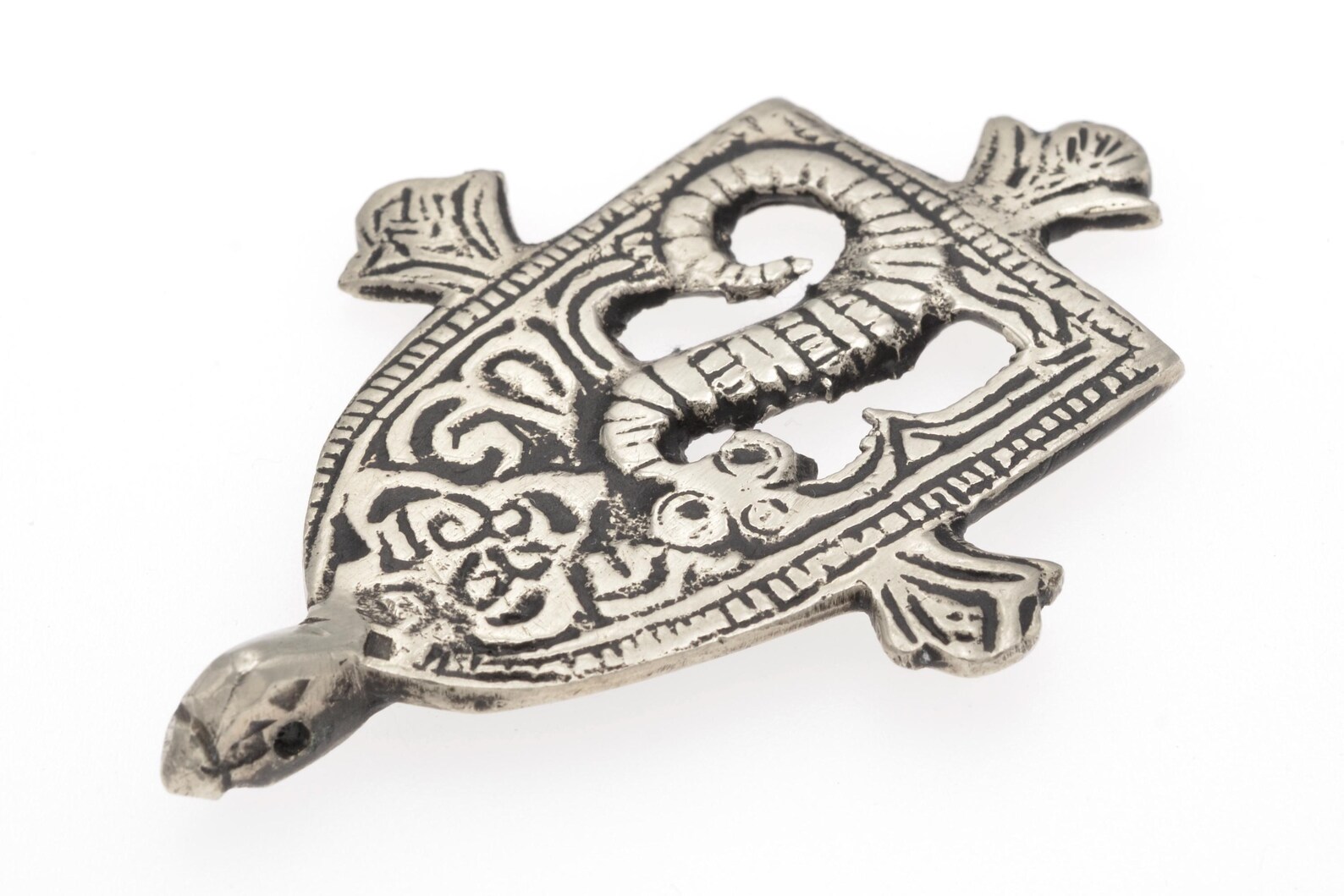 Amazigh Berber LOUHA Silver Amulet Necklace from Todrha Valley