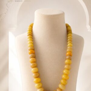 Amazigh Saharan Antique Collectible Necklace with Beaded Tribal Design