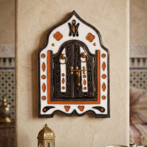 Amazigh Berber Arched Mirror Decorative Artisan Wall Art