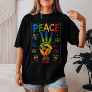Amazigh Berber Peace Hand Culture Graphic Streetwear T-Shirt