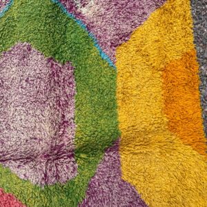 Amazigh Berber Colorful Abstract Tribal Area Rug Handmade Carpet
