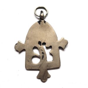 Berber Antique Talisman Tifinagh Necklace with Louha Pendant