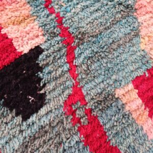Amazigh Custom Abstract Berber Wool Rug Geometric Handmade Artisan Carpet