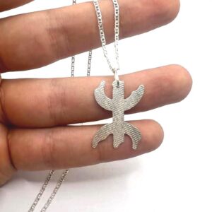 Amazigh Berber Sterling Yaz Symbol Necklace with Symbolic gifts with history