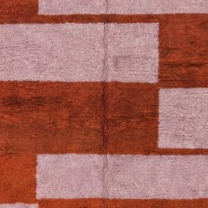 Amazigh Custom Berber Wool Rug for Living Room Handmade Design