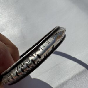 Antique Berber Amazigh Silver Bracelet with Traditional Jewelry Design