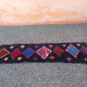 Berber Handmade Cotton Runner Rug Vintage Bohemian Area Rugs