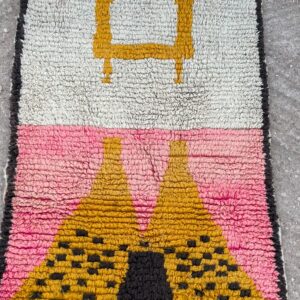 Amazigh Bold Modern Patterns Vibrant Colors Berber Runner Rug