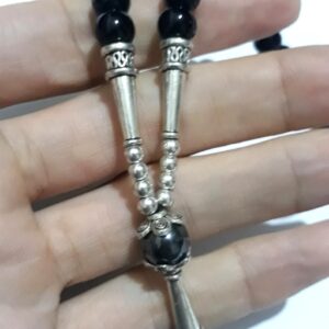 Handmade Berber Tuareg Amazigh Onex Hematite Beaded Necklace