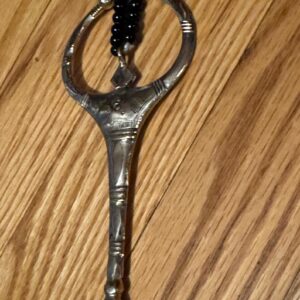 Amazigh Tuareg FEMININE Energy Beaded Tigidite Silver Amulet Necklace
